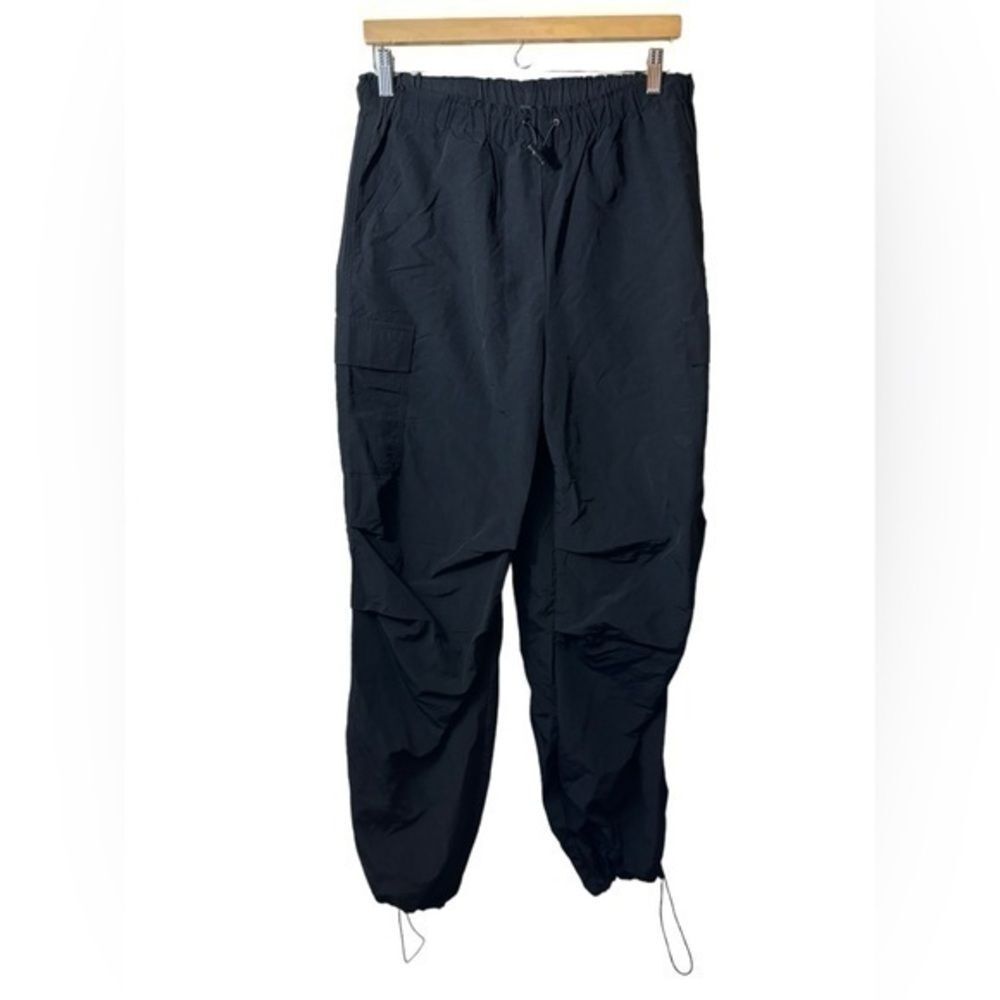 LOVE TREE | parachute pants L black